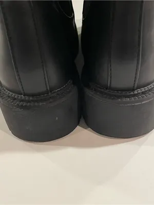 Target Demi Chelsea Boots Women 6.5 Black Chunky Lug Sole Gothic Grunge Biker thumbnail 11