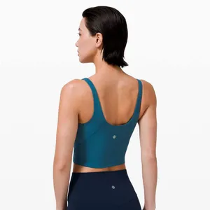 Lululemon Align Tank in Blue Borealis sleeveless Top stretch Cropped Athletic 2 thumbnail 2