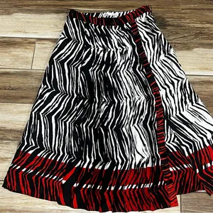 Zara black and white zebra print skirt thumbnail 2