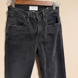 Frame smoke Black Le Hollywood high rise Jeans straight leg- Size 24 thumbnail 6