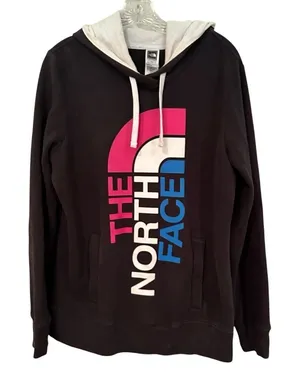 The North Face Hoodie Women's Large Black Gorpcore Streetwear‎ Retro Athleisure thumbnail 1