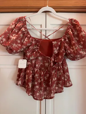 Baby Doll Top Floral thumbnail 3