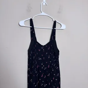 Madewell Smocked Crop Wide Leg Jumpsuit in Floral Toss thumbnail 11
