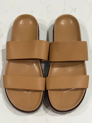 Madewell Women's Preston Sporty Slide Sandal in Desert Camel Women’s Size 8 thumbnail 4