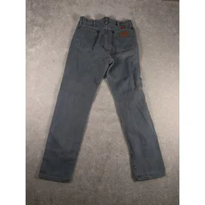 VTG Women's 90s Denim Wrangler Jeans WPL6428 15x32 (30x32) Cowgirl Cut Gray Wash thumbnail 4