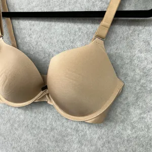 Ambrielle Women Bra 36D Beige Push Up Plunge Basic Underwire Adjustable Straps Size undefined thumbnail 2