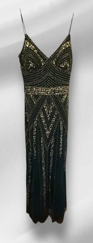 Marina Beaded Evening Gown‎ Prom Dress nwt thumbnail 1