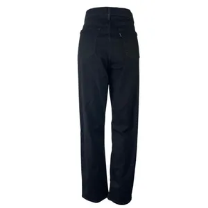 Levi's Classic Straight Women's Black High Rise Relaxed Denim Jeans Size XL thumbnail 3