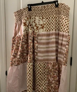 Universal Threads Women's Patchwork Multicolor Maxi Skirt Tiered Choose Your Size thumbnail 1