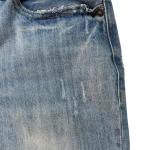 Aeropostale Denim Blue Jeans Mens Size 32/32 Slim Straight Distressed Inseam 30” thumbnail 6