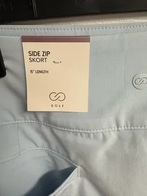 NWT Calia Athletic/Performance Golf Tennis Side Zip Skort Size 14 Blue thumbnail 6
