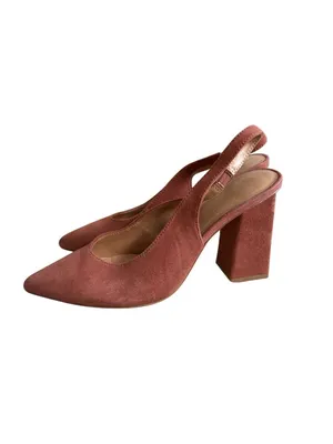 CHINESE LAUNDRY Clay Vegan Slingback Heels Size 6 thumbnail 6