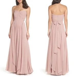 Jenny Yoo Convertible Bridesmaid Dress Mira Whipped Apricot Luxe‎ Chiffon Size 8 thumbnail 3