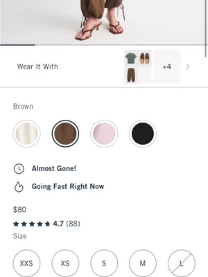 Abercrombie balloon pant thumbnail 4