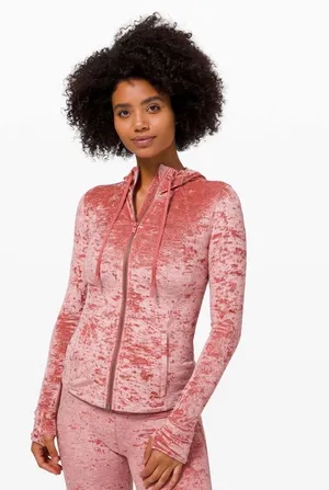 Lululemon Hooded Define Jacket *Crushed Velvet Soft Cranberry 8 thumbnail 5