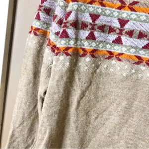 Woolrich wildview crew fair isle sweater wool alpaca brown‎ size medium thumbnail 3