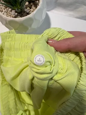 Bright Yellow Hotty Hot Lululemon Shorts 2.5” thumbnail 3