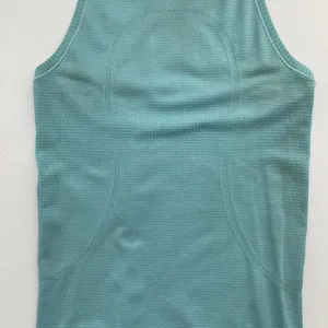 Lululemon Size 4 Swiftly Tech Racerback Tank Top Heathered Peacock Blue Seamless thumbnail 7