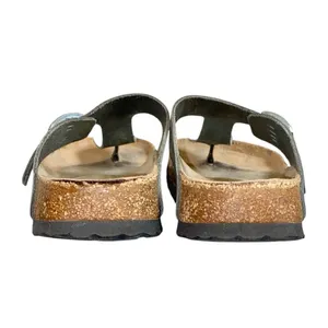 Papillio By Birkenstock Gizeh Metallic Silver Leather Slip-On Thong Sandals 39 thumbnail 7