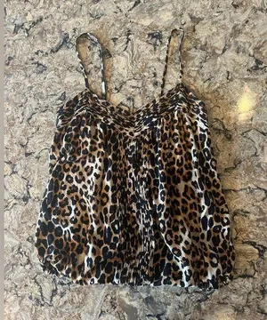 Express Size Large Leopard Tank Elastic band adjustable straps thumbnail 1