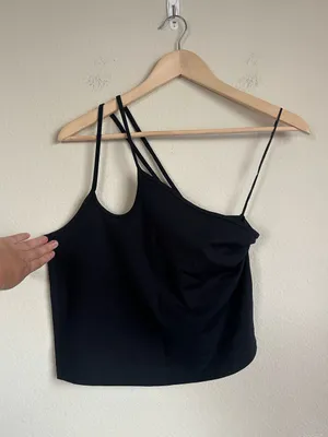 Abercrombie & Fitch Strappy One Shoulder Crop Tank thumbnail 4