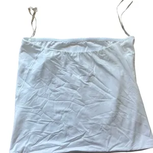 LULULEMON Wundermost Ultra-Soft Nulu Tube Top White size M Gym Yoga Beach EUC thumbnail 1