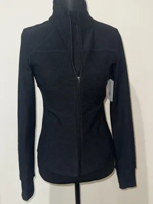 Beyond Yoga Black Long-Sleeve Active Zip Jacket thumbnail 1