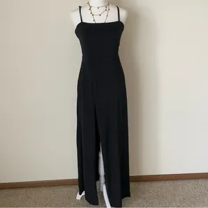 Showpo Rheannon Split Mesh Maxi Dress in Black Lurex thumbnail 3