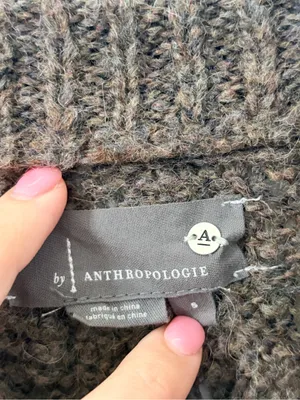 Anthropologie Cozy Colorblock Open-Front Women's Sweater Cardigan thumbnail 3