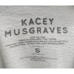 Kacey Musgraves T-Shirt White Graphic Print Short Sleeve‎ Womens Small thumbnail 4