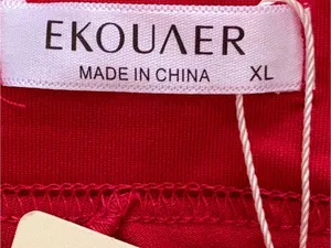 Ekouaer Women's Red Athletic Skort NWT thumbnail 6