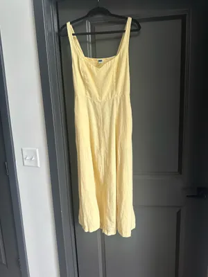 Yellow Dress Old Navy butter yellow thumbnail 3