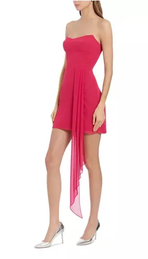 Amanda Uprichard Dress Mini Pink thumbnail 1