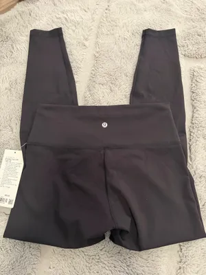 Lululemon Wunder Train Leggings 28” High-Rise Black size 10 thumbnail 1