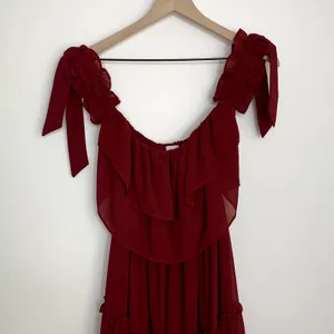 Misa Los Angeles X REVOLVE Micaela Dress Burgundy Womens Medium thumbnail 10