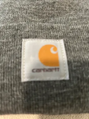 CARHARTT STYLE #A18 Iconic A18 Watch Cap Beanie, Grey, NEW thumbnail 4
