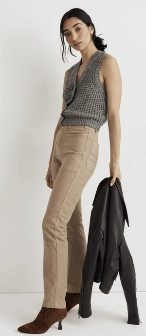 Madewell The '90s Straight Utility Pant in Garment-Dyed Canvas Size 25‎ thumbnail 1