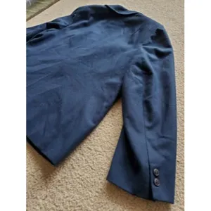 VTG Pendleton 100%‎ Pure Virgin Wool Navy Blue Blazer Jacket Woman’s Size… thumbnail 6