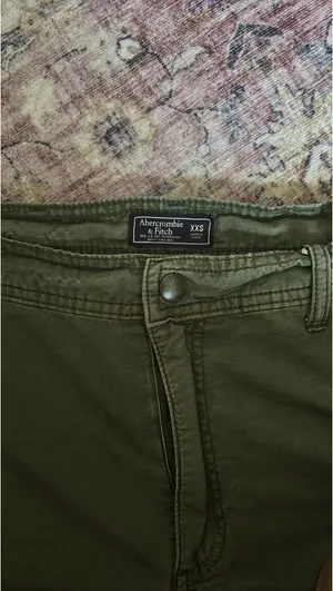 Abercrombie Cargo Green Pants Jogger thumbnail 2