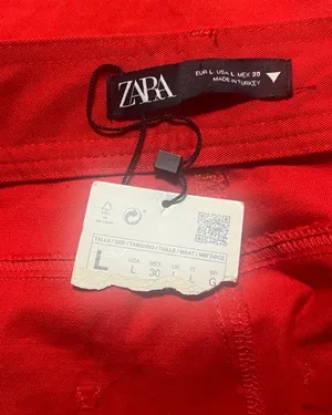 Zara Cargo Pants SzL Pockets Utility Casual Closet Staple Cotton Blend Work Wear thumbnail 5