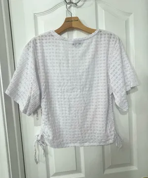White Textured Tie thumbnail 4