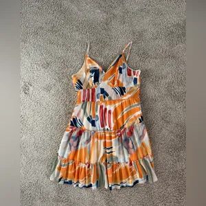 Dress- spaghetti strap summer time colorful dress thumbnail 2