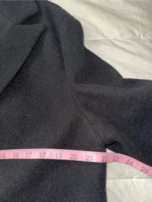 Vigoss Black Single-Breasted Pea Coat thumbnail 5