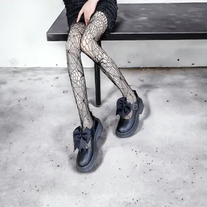 Gothic Spider Jacquard Out Sheer Tights Hollow‎ Out Women’s Pantyhose One Size thumbnail 6