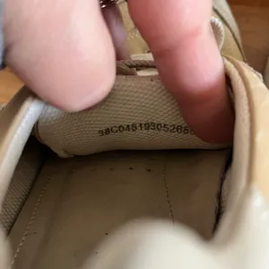 ECCO Tan Leather Suede Walking Shoes Womens‎ 38 Arch Support Sneakers 045193 thumbnail 7
