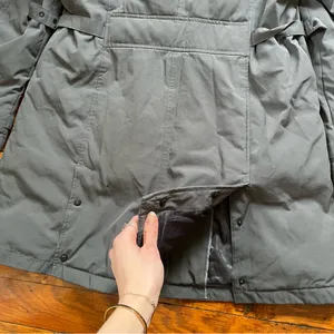 Gray Parka with Faux Fur Hood thumbnail 15