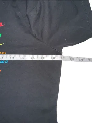 Nike Swoosh Black Logo High Neck Short Sleeve Mini Dress MEDIUM thumbnail 7