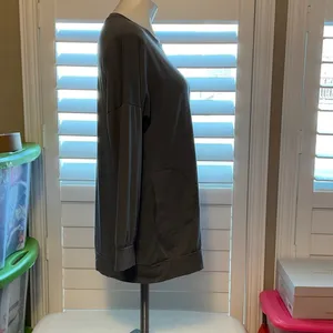 Charcoal Gray Women's Sweatshirt thumbnail 2