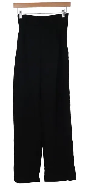 Unbranded Pants Womens M Wide Leg Black High Waist Pleated Career Excellent thumbnail 1