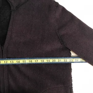 Boutique Fleece Winter Warm Hoodie Coat Jacket Purple Large thumbnail 6